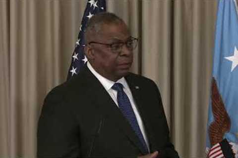 Pentagon Officials Hold Press Conference on Ukraine and Russia I LIVE