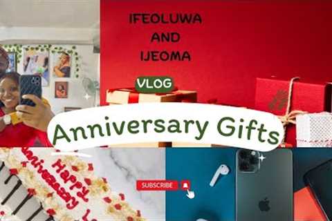 VLOG| OUR FIRST ANNIVERSARY CELEBRATION❤ | Surprise First Anniversary Gifts🎁
