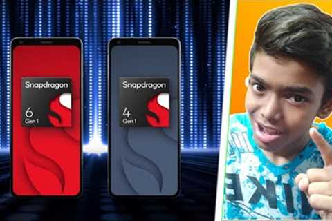 Qualcomm New Processors for Budget 5G Phones | Snapdragon 6 Gen 1 | Snapdragon 4 Gen 1