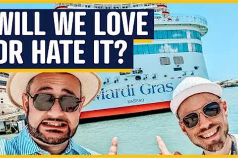 Boarding OUR FIRST EVER Carnival Cruise - We were SURPRISED!