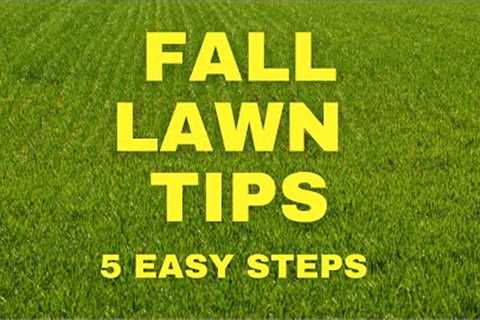 DIY Fall Lawn Care // 5 Easy Steps To A Great Lawn