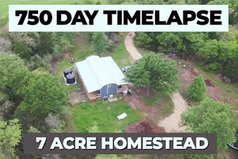 750 Day Homestead Build in 17 minutes {Timelapse}