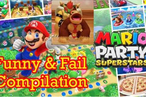 Mario Party Superstars | Funny &amp; Fail Compilation Moments (Online Gameplay &amp; Mini Games)