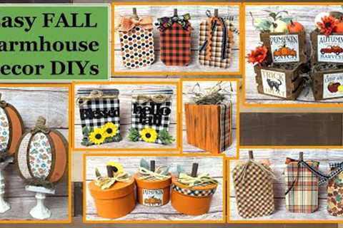 🎃🍁6 EASY BUDGET FALL DECOR DIYS | DOLLAR TREE DIY | Fall Craft Show Ideas | Pumpkin Fall Decor
