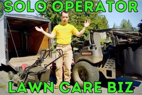 Making $500 PER DAY as a Lawn Care Solo Operator!!