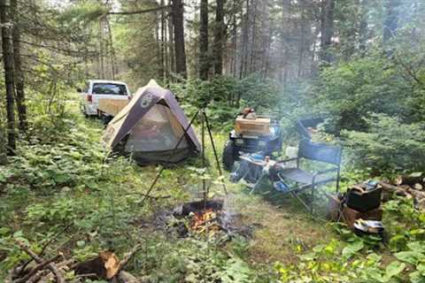 Woods Camp, Fishing, Fourwheeling , Trip Ended Early.