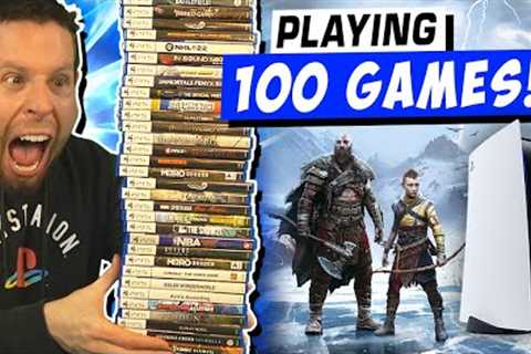 I played 100 PLAYSTATION 5 Games in ONE VIDEO!