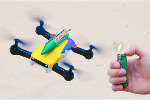 Experiment: RC Drone vs XXL Rocket 🔥