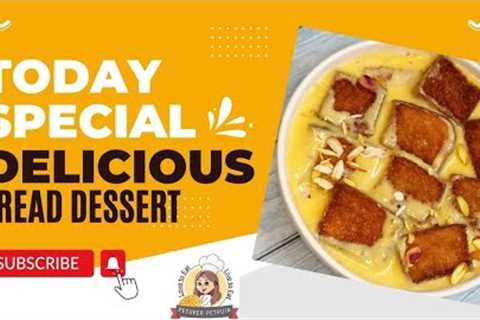 Bread Dessert Recipes Easy at Home || Only Milk and Bread Dessert recipe ||Dessert with ½ Litre Milk