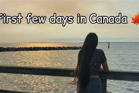 First few days in Canada 🇨🇦🍁 grocery shopping, college orientation and more