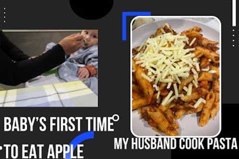 #babyfoodrecipes6months #cookingpasta How to cook easy pasta and how to cook apple puree