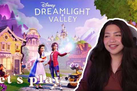 Playing DISNEY DREAMLIGHT VALLEY &amp; Chill 🏰✨ | Nintendo Switch Gameplay + First Impressions!