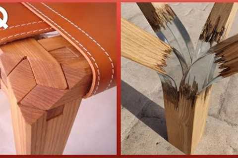 Satisfying Wood Carving &amp; Ingenious Woodworking Joints ▶2