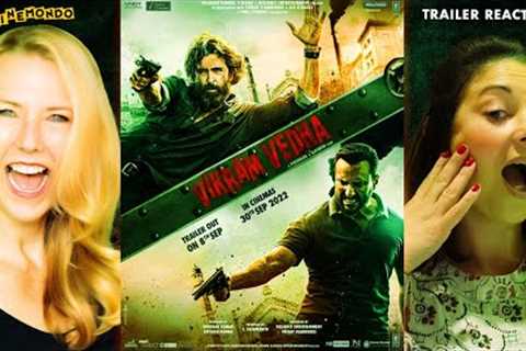 Vikram Vedha Trailer Reaction! Grrls Edition! Hrithik Roshan | Saif Ali Khan | Pushkar &amp;..