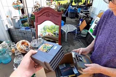 RETRO GAMES at a YARD SALE!