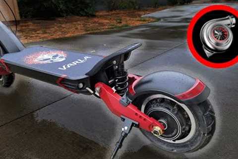 WORLD'S FASTEST TURBO SCOOTER! (Varla Eagle One Electric Scooter)  #varlascooter #electricscooter