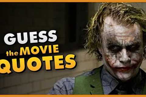 Guess The Movie - Quotes - Movie Quiz