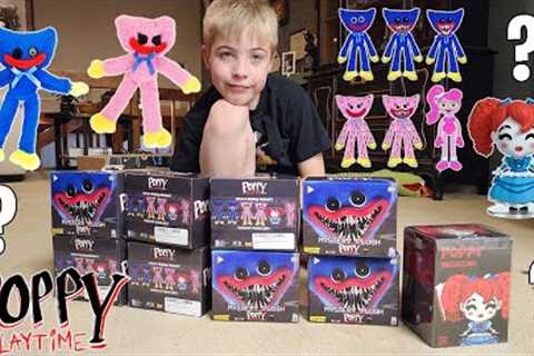 Unboxing 8 Official Poppy Playtime Mystery Plush Boxes! Can We Get a Full Set?
