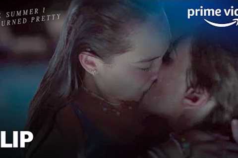 Belly and Jeremiah Kiss in the Pool | The Summer I Turned Pretty | Prime Video