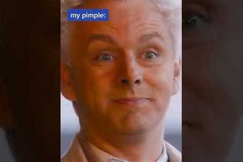 If acne could talk - Good Omens #shorts | Prime Video