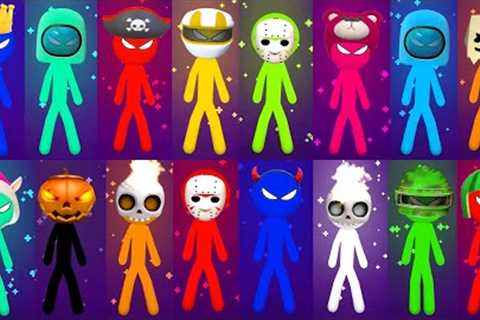 Stickman Party Tournament All Random Funny Minigames 1 2 3 4 Player Games 2022 Gameplay iOS
