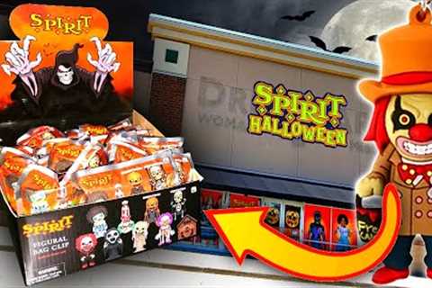 OPENING SPIRIT HALLOWEEN 2022 ANIMATRONICS BLIND BAGS MYSTERY PACKS BAG CLIPS KEYRINGS UNBOXING
