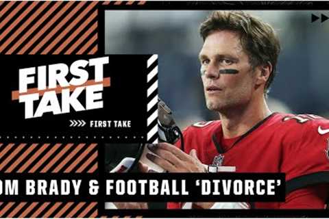 First Take talks about the Tom Brady and football DIVORCE?! 😳 😬 💍