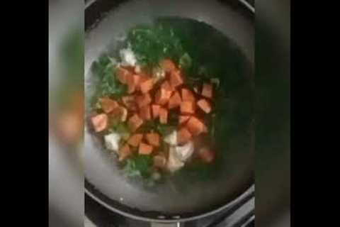 Lunch recipe for 6 to 8 months baby (My First Video on YouTube)