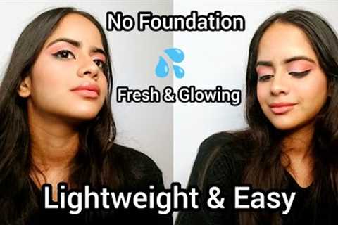 Fresh Girly Girl Makeup Look | Colorful &amp; Fresh | No Foundation | Charul Gupta