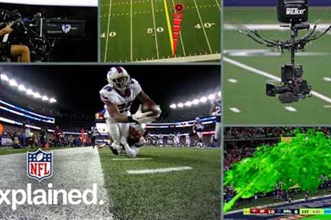 AMAZING Technology! From Yellow Line to skycam and Pylon Cam | NFL EXPLAINED Broadcast Innovations