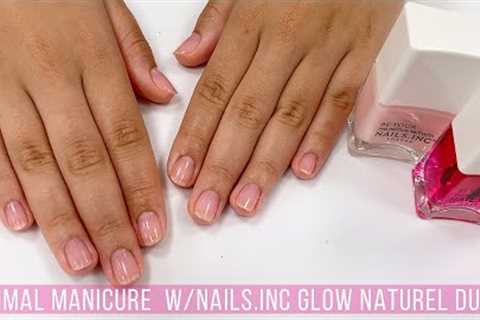 Gentle Minimal Manicure w/Nails.Inc Glow Naturel Duo | Watch Me Work &amp; Explain 💅🏻