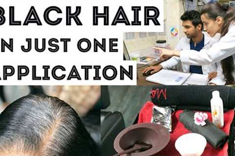 In Just 15 Mins Turn White Grey Hair To Black Hair Naturally Permanently | JYOVIS