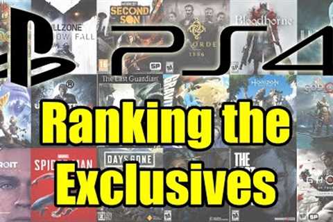 PS4 - Ranking the Sony-Published Exclusives