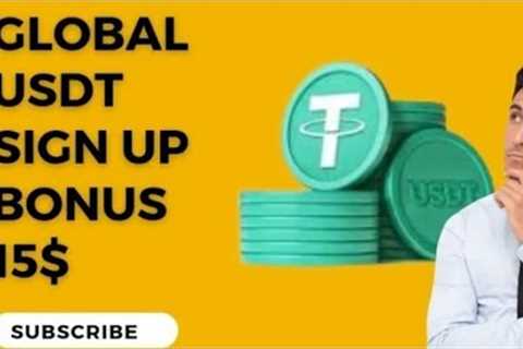GLOBAL USDT | New Shopping Site Without Investment | Make Money Online - Sign Up and Get 12USDT