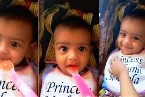 6-10 months baby food Papaya Puree Recipes | baby's first solid food reaction | Best food for six