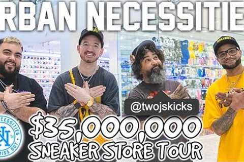 BEHIND THE SUCCESS OF URBAN NECESSITIES AND TWO JS KICKS *$30,000,000 Sneaker Store Tour*