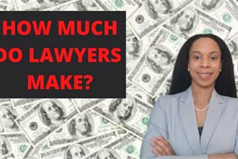 HOW MUCH DO LAWYERS MAKE? EXACT SALARY FIGURES| BIG LAW VS. MID SIZE FIRM VS. GOVERNMENT #lawstudent