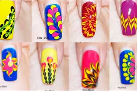 Top 54 Easy Nail Art Design #nailart #piubhol #simple