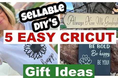 5 GENIUS Cricut HACKS and GIFT IDEAS that you can SELL, BLANKS that are PERFECT for CUSTOMIZING