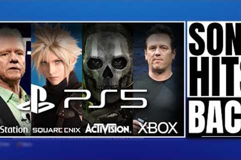 PLAYSTATION 5 ( PS5 ) - SONY PART OWNER SQAURE ENIX / SONY HITS XBOX ACTIVISION DEAL / PSVR 2 HANDS…