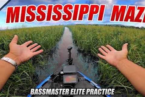 SOLVING The Mississippi Maze! - Bassmaster Elite Mississippi River (PRACTICE) - UFB S2 E41