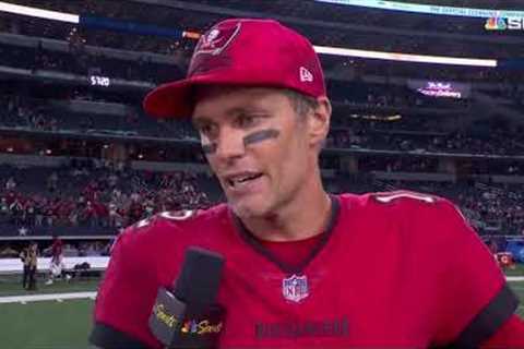 Tom Brady's interview after week 1 win