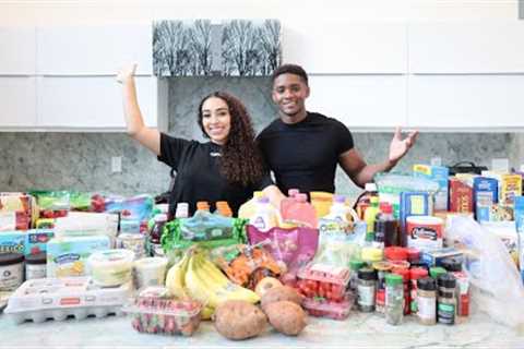 We went grocery shopping for our new house! + fridge organization