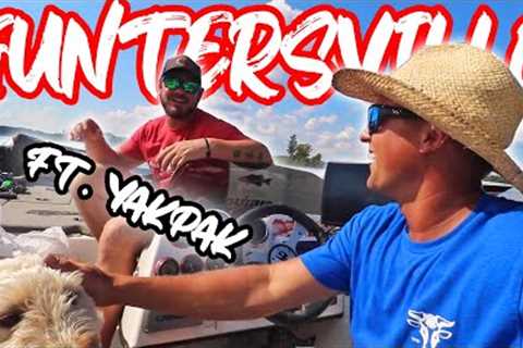 Crushing Bass With YAKPAK On LAKE GUNTERSVILLE!