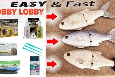 Fastest way to make Big SwimBaits &amp; Lures |  lure making made easy. #bigbaitaddicts