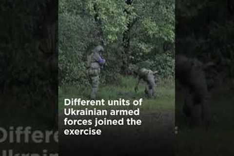 Ukraine Holds Military Exercises Near Border With Belarus Amid Russia War