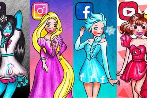 Best Fashion SOCIAL MEDIA Trends Challenge 2021 | Stop Motion Paper | Seegi English