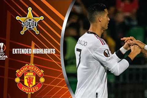 Sheriff vs. Manchester United: Extended Highlights | UEL Group Stage MD 2 | CBS Sports Golazo