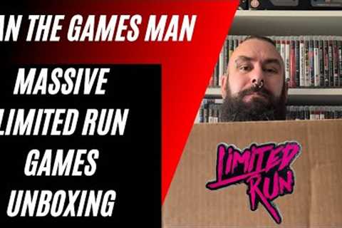 Massive @Limited Run Games Unboxing #unboxing #ps4 #ps5 #switch #gamecollection
