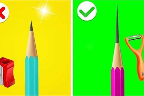 AWESOME DIY SCHOOL HACKS! *Easy Brilliant School DIY Ideas and Gadgets* by Gotcha!